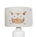 GLOBOSTAR® OWL 204-0024 Παιδικό Επιτραπέζιο Φωτιστικό Πορτατίφ με Ντουί 1 x E27 AC 220-240V IP20 - Πολύχρωμο - Μ24 x Π24 x Υ32cm - Image 7