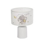 GLOBOSTAR® ELEPHANT 204-0025 Παιδικό Επιτραπέζιο Φωτιστικό Πορτατίφ με Ντουί 1 x E27 AC 220-240V IP20 - Πολύχρωμο - Μ24 x Π24 x Υ32cm
