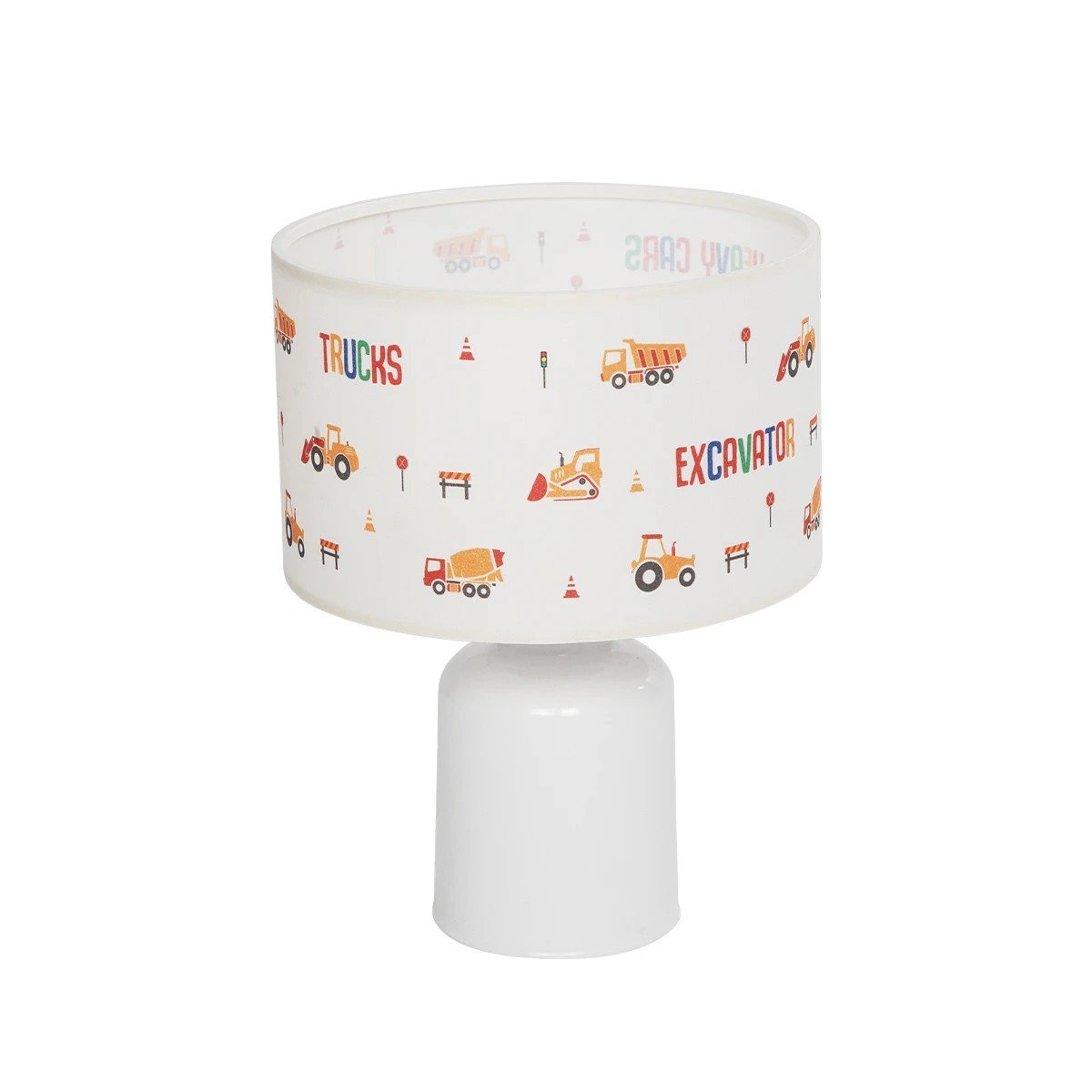 204_0027_0 GLOBOSTAR® EXCAVATOR 204-0027 Παιδικό Επιτραπέζιο Φωτιστικό Πορτατίφ με Ντουί 1 x E27 AC 220-240V IP20 - Πολύχρωμο - Μ24 x Π24 x Υ32cm - Image 1