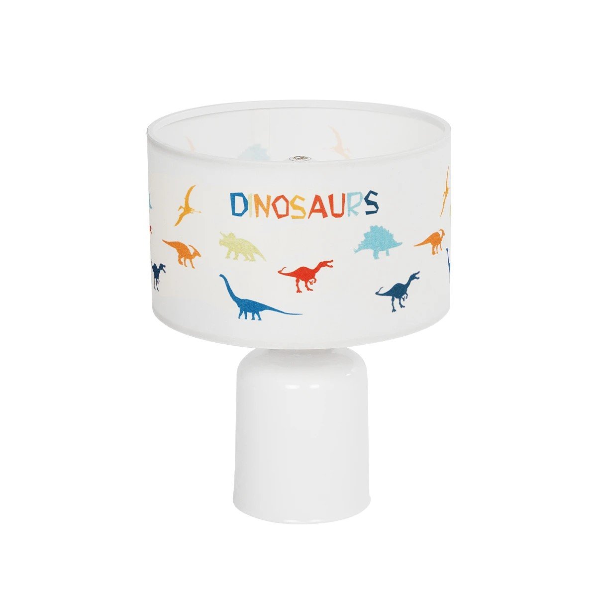 204_0028_0 GLOBOSTAR® DINO 204-0028 Παιδικό Επιτραπέζιο Φωτιστικό Πορτατίφ με Ντουί 1 x E27 AC 220-240V IP20 - Πολύχρωμο - Μ24 x Π24 x Υ32cm - Image 1