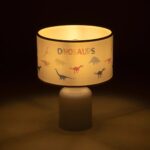 GLOBOSTAR® DINO 204-0028 Παιδικό Επιτραπέζιο Φωτιστικό Πορτατίφ με Ντουί 1 x E27 AC 220-240V IP20 - Πολύχρωμο - Μ24 x Π24 x Υ32cm - Image 3