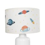 GLOBOSTAR® SATURN 204-0030 Παιδικό Επιτραπέζιο Φωτιστικό Πορτατίφ με Ντουί 1 x E27 AC 220-240V IP20 - Πολύχρωμο - Μ24 x Π24 x Υ32cm - Image 6