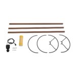 GLOBOSTAR® SAGA 204-0033 Μοντέρνο Επιδαπέδιο Φωτιστικό με Ντουί 1 x E27 AC 220-240V IP20 - Καφέ & Κίτρινο - Μ38 x Π38 x Υ140cm - Image 8