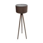 GLOBOSTAR® SAGA 204-0034 Μοντέρνο Επιδαπέδιο Φωτιστικό με Ντουί 1 x E27 AC 220-240V IP20 - Καφέ - Μ38 x Π38 x Υ140cm - Image 4