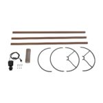 GLOBOSTAR® SAGA 204-0036 Μοντέρνο Επιδαπέδιο Φωτιστικό με Ντουί 1 x E27 AC 220-240V IP20 - Καφέ & Γκρι - Μ38 x Π38 x Υ140cm - Image 8