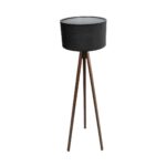 GLOBOSTAR® SAGA 204-0038 Μοντέρνο Επιδαπέδιο Φωτιστικό με Ντουί 1 x E27 AC 220-240V IP20 - Καφέ & Μαύρο - Μ38 x Π38 x Υ140cm - Image 4