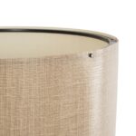 GLOBOSTAR® SAGA 204-0040 Μοντέρνο Επιδαπέδιο Φωτιστικό με Ντουί 1 x E27 AC 220-240V IP20 - Καφέ & Μπεζ - Μ38 x Π38 x Υ140cm - Image 5