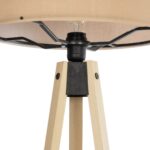 GLOBOSTAR® SAGA 204-0043 Μοντέρνο Επιδαπέδιο Φωτιστικό με Ντουί 1 x E27 AC 220-240V IP20 - Μπεζ - Μ38 x Π38 x Υ140cm - Image 6