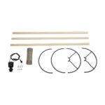 GLOBOSTAR® SAGA 204-0047 Μοντέρνο Επιδαπέδιο Φωτιστικό με Ντουί 1 x E27 AC 220-240V IP20 - Μπεζ & Πράσινο - Μ38 x Π38 x Υ140cm - Image 8