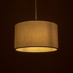 GLOBOSTAR® LOFTY 204-0093 Μοντέρνο Κρεμαστό Φωτιστικό Οροφής με Ντουί 1 x E27 AC 220-240V IP20 - Γκρι - Μ38 x Π38 x Υ26cm - Image 3