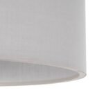 GLOBOSTAR® LOFTY 204-0093 Μοντέρνο Κρεμαστό Φωτιστικό Οροφής με Ντουί 1 x E27 AC 220-240V IP20 - Γκρι - Μ38 x Π38 x Υ26cm - Image 8