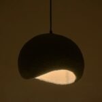 GLOBOSTAR® STONE 204-0122 Μοντέρνο Κρεμαστό Φωτιστικό Οροφής με Ντουί 1 x E27 AC 220-240V IP20 - Γκρι - Μ35 x Π31 x Υ26cm - Image 3