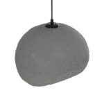 GLOBOSTAR® STONE 204-0122 Μοντέρνο Κρεμαστό Φωτιστικό Οροφής με Ντουί 1 x E27 AC 220-240V IP20 - Γκρι - Μ35 x Π31 x Υ26cm - Image 7