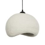 GLOBOSTAR® STONE 204-0124 Μοντέρνο Κρεμαστό Φωτιστικό Οροφής με Ντουί 1 x E27 AC 220-240V IP20 - Γκρι - Μ35 x Π31 x Υ26cm - Image 5