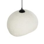 GLOBOSTAR® STONE 204-0124 Μοντέρνο Κρεμαστό Φωτιστικό Οροφής με Ντουί 1 x E27 AC 220-240V IP20 - Γκρι - Μ35 x Π31 x Υ26cm - Image 7