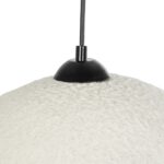 GLOBOSTAR® STONE 204-0124 Μοντέρνο Κρεμαστό Φωτιστικό Οροφής με Ντουί 1 x E27 AC 220-240V IP20 - Γκρι - Μ35 x Π31 x Υ26cm - Image 9