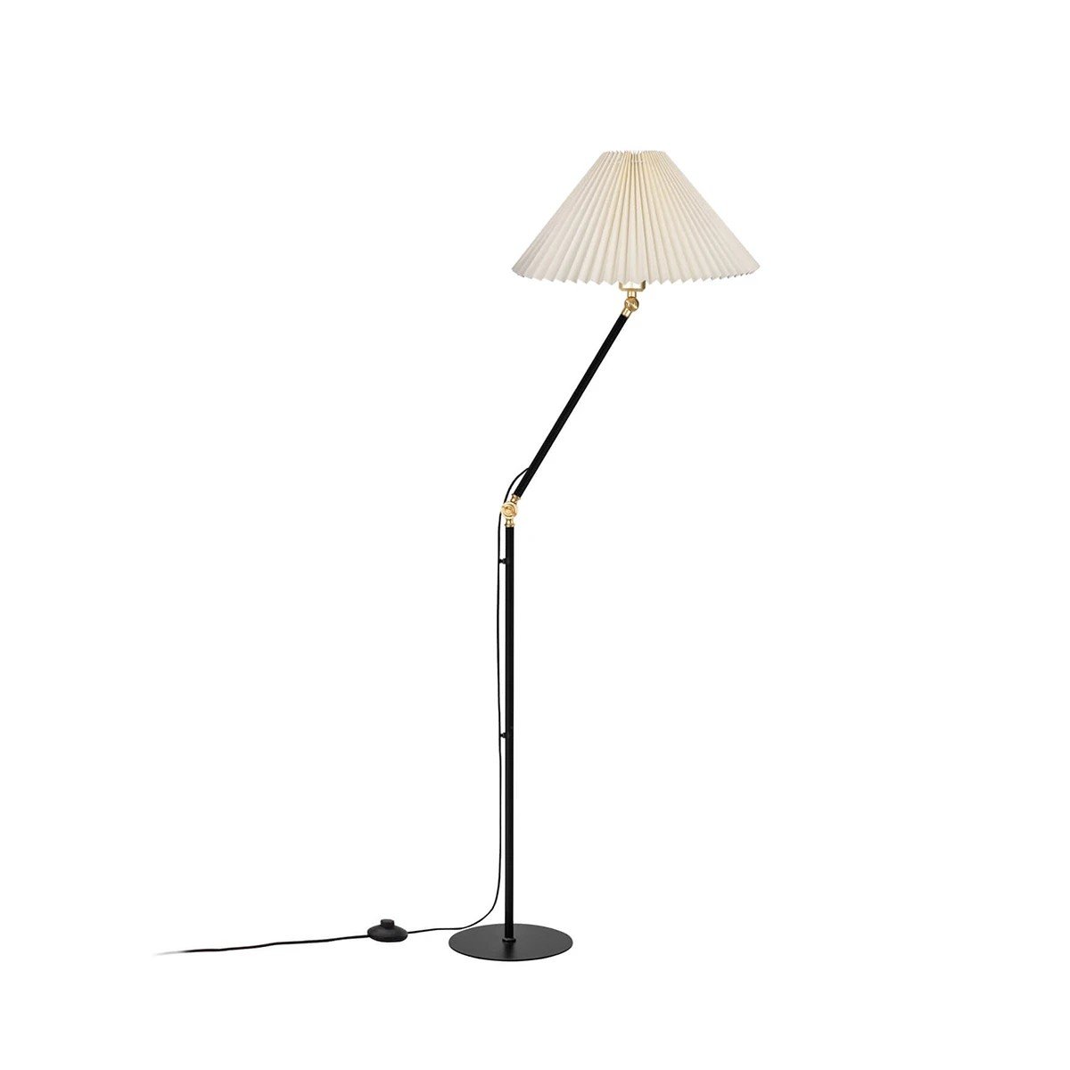 204_0127_0 GLOBOSTAR® FLY 204-0127 Μοντέρνο Επιδαπέδιο Φωτιστικό με Ντουί 1 x E27 AC 220-240V IP20 - Μαύρο & Μπεζ - Μ38 x Π38 x Υ155cm - Image 1