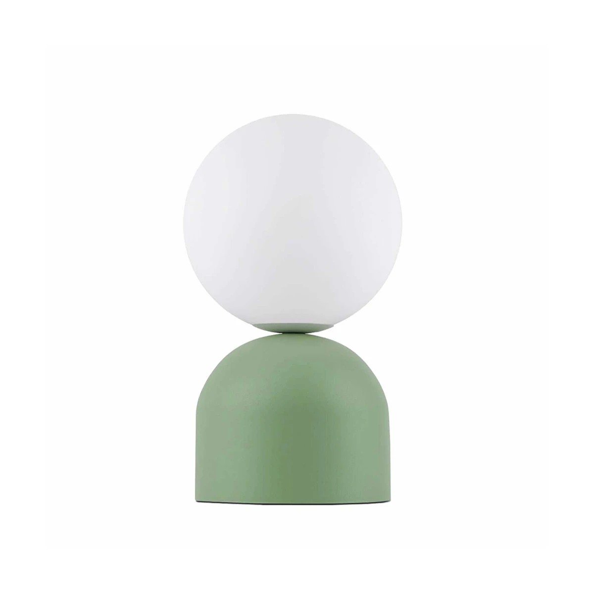 204_0130_0 GLOBOSTAR® MAGIC 204-0130 Μοντέρνο Επιτραπέζιο Φωτιστικό Πορτατίφ με Ντουί 1 x E14 AC 220-240V IP20 - Πράσινο & Λευκό - Μ13 x Π13 x Υ28cm - Image 1