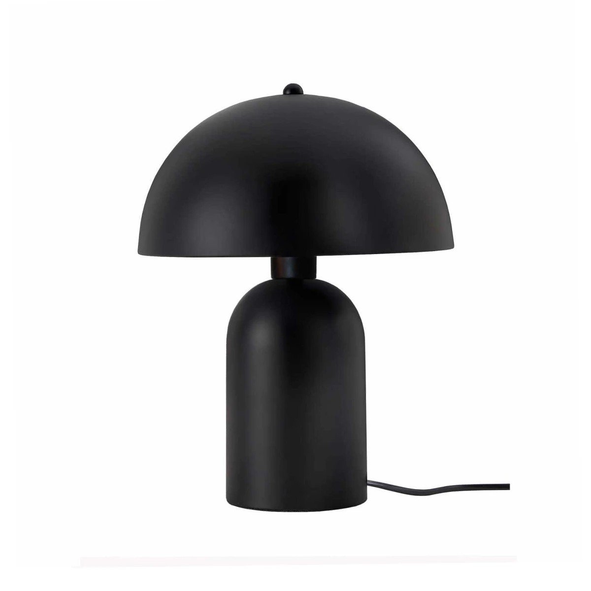 204_0146_0 GLOBOSTAR® GASCO 204-0146 Μοντέρνο Επιτραπέζιο Φωτιστικό Πορτατίφ με Ντουί 1 x E27 AC 220-240V IP20 - Μαύρο - Μ25 x Π25 x Υ35cm - Image 1