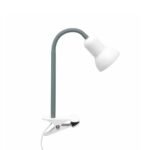 GLOBOSTAR® TAVOLO 204-0152 Παιδικό Επιτραπέζιο Φωτιστικό Πορτατίφ με Ντουί 1 x E14 AC 220-240V IP20 - Πράσινο & Λευκό - Μ11 x Π9 x Υ35cm