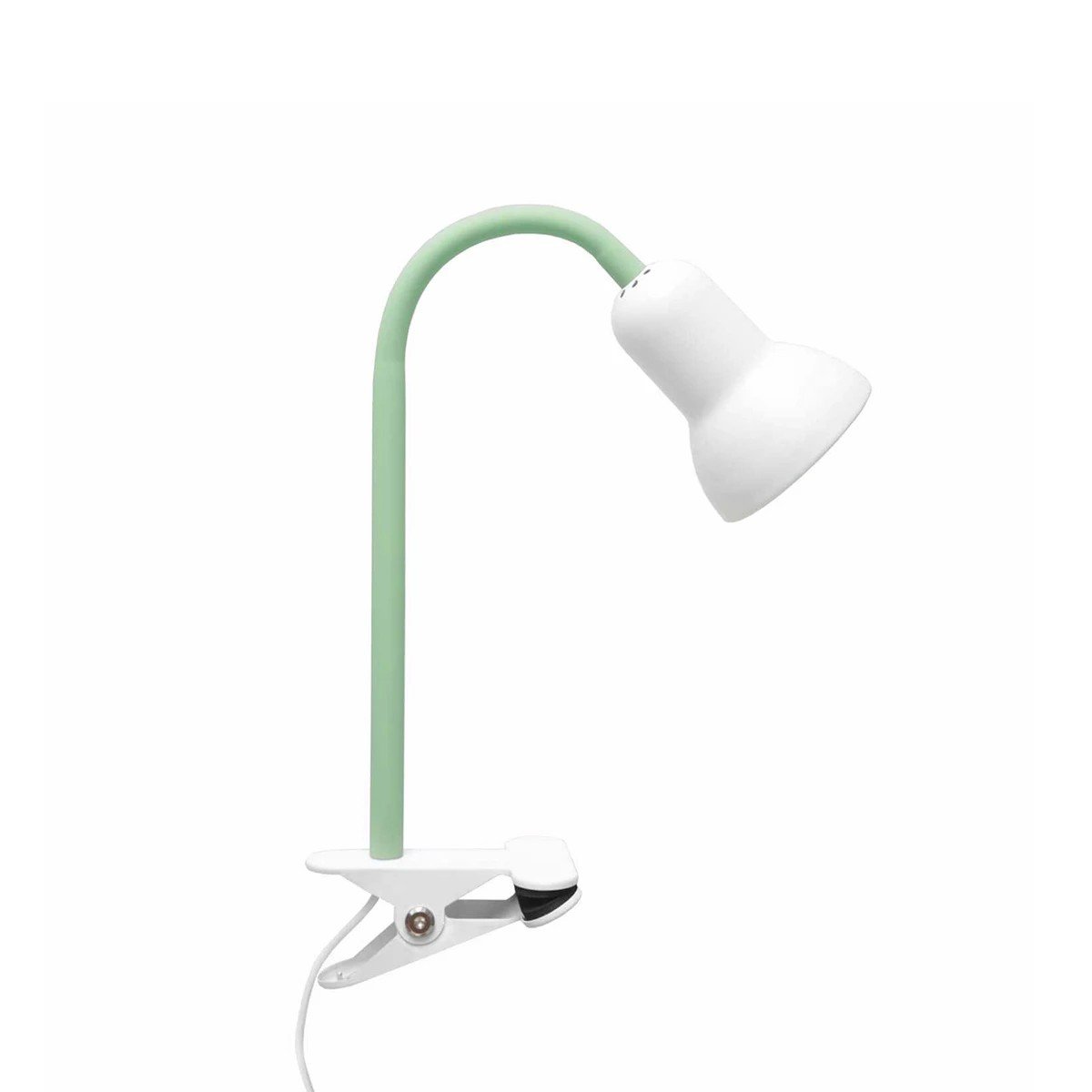 204_0153_0 GLOBOSTAR® TAVOLO 204-0153 Παιδικό Επιτραπέζιο Φωτιστικό Πορτατίφ με Ντουί 1 x E14 AC 220-240V IP20 - Πράσινο & Λευκό - Μ11 x Π9 x Υ35cm - Image 1