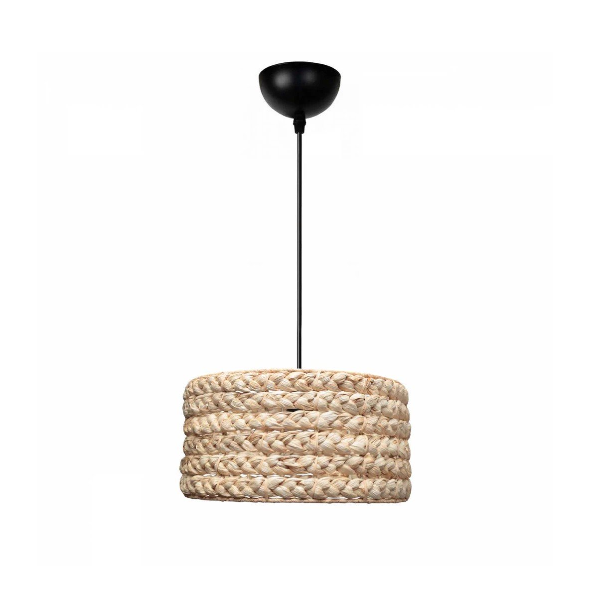 204_0161_0 GLOBOSTAR® POMEGRANDE 204-0161 Boho Κρεμαστό Φωτιστικό Οροφής με Ντουί 1 x E27 AC 220-240V IP20 - Μπεζ - Μ29 x Π29 x Υ15cm - Image 1