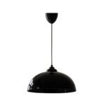 GLOBOSTAR® LAPMADA 204-0179 Μοντέρνο Κρεμαστό Φωτιστικό Οροφής Μονόφωτο 1 x E27 AC 220-240V IP20 Μπεζ - Μ30 x Π30 x Υ25cm