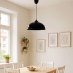 GLOBOSTAR® LAPMADA 204-0179 Μοντέρνο Κρεμαστό Φωτιστικό Οροφής Μονόφωτο 1 x E27 AC 220-240V IP20 Μπεζ - Μ30 x Π30 x Υ25cm - Image 2