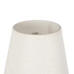 GLOBOSTAR® ELEGANTE 204-0187 Μοντέρνο Φωτιστικό Τοίχου - Απλίκα με Ντουί 1 x E27 AC 220-240V IP20 - Λευκό & Μπεζ - Μ14 x Π23 x Υ21cm - Image 4