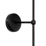 GLOBOSTAR® LING 204-0188 Μοντέρνο Φωτιστικό Τοίχου - Απλίκα με Ντουί 1 x E27 AC 220-240V IP20 - Μαύρο & Μπεζ - Μ22 x Π25 x Υ53cm - Image 6