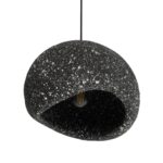 GLOBOSTAR® STONE 204-0194 Μοντέρνο Κρεμαστό Φωτιστικό Οροφής με Ντουί 1 x E27 AC 220-240V IP20 - Μαύρο - Μ35 x Π31 x Υ26cm - Image 6