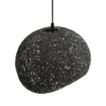 GLOBOSTAR® STONE 204-0194 Μοντέρνο Κρεμαστό Φωτιστικό Οροφής με Ντουί 1 x E27 AC 220-240V IP20 - Μαύρο - Μ35 x Π31 x Υ26cm - Image 7