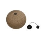 GLOBOSTAR® SOLEI 205-0001 Boho Κρεμαστό Φωτιστικό Οροφής με Ντουί 1 x E27 AC 220-240V IP20 - Μπεζ - M40 x Π40 x Υ36cm - Image 11