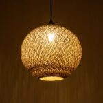 GLOBOSTAR® SOLEI 205-0001 Boho Κρεμαστό Φωτιστικό Οροφής με Ντουί 1 x E27 AC 220-240V IP20 - Μπεζ - M40 x Π40 x Υ36cm - Image 3