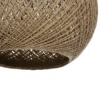 GLOBOSTAR® SOLEI 205-0002 Boho Κρεμαστό Φωτιστικό Οροφής με Ντουί 1 x E27 AC 220-240V IP20 - Μπεζ - M30 x Π30 x Υ26cm - Image 9