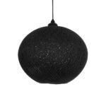 GLOBOSTAR® SOLEI 205-0004 Boho Κρεμαστό Φωτιστικό Οροφής με Ντουί 1 x E27 AC 220-240V IP20 - Μαύρο - M40 x Π40 x Υ36cm - Image 5