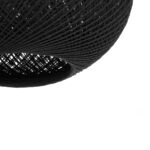 GLOBOSTAR® SOLEI 205-0005 Boho Κρεμαστό Φωτιστικό Οροφής με Ντουί 1 x E27 AC 220-240V IP20 - Μαύρο - M30 x Π30 x Υ35cm - Image 9