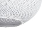 GLOBOSTAR® SOLEI 205-0008 Boho Κρεμαστό Φωτιστικό Οροφής με Ντουί 1 x E27 AC 220-240V IP20 - Λευκό - M30 x Π30 x Υ26cm - Image 9