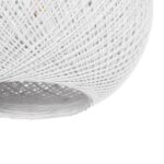 GLOBOSTAR® SOLEI 205-0009 Boho Κρεμαστό Φωτιστικό Οροφής με Ντουί 1 x E27 AC 220-240V IP20 - Λευκό - M20 x Π20 x Υ25cm - Image 9