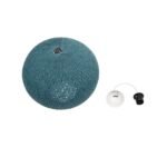 GLOBOSTAR® SOLEI 205-0010 Boho Κρεμαστό Φωτιστικό Οροφής με Ντουί 1 x E27 AC 220-240V IP20 - Τιρκουάζ - M40 x Π40 x Υ36cm - Image 11