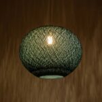 GLOBOSTAR® SOLEI 205-0010 Boho Κρεμαστό Φωτιστικό Οροφής με Ντουί 1 x E27 AC 220-240V IP20 - Τιρκουάζ - M40 x Π40 x Υ36cm - Image 3