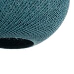 GLOBOSTAR® SOLEI 205-0010 Boho Κρεμαστό Φωτιστικό Οροφής με Ντουί 1 x E27 AC 220-240V IP20 - Τιρκουάζ - M40 x Π40 x Υ36cm - Image 9