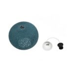 GLOBOSTAR® SOLEI 205-0011 Boho Κρεμαστό Φωτιστικό Οροφής με Ντουί 1 x E27 AC 220-240V IP20 - Τιρκουάζ - M30 x Π30 x Υ26cm - Image 11