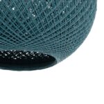 GLOBOSTAR® SOLEI 205-0011 Boho Κρεμαστό Φωτιστικό Οροφής με Ντουί 1 x E27 AC 220-240V IP20 - Τιρκουάζ - M30 x Π30 x Υ26cm - Image 9