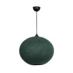 GLOBOSTAR® SOLEI 205-0013 Boho Κρεμαστό Φωτιστικό Οροφής με Ντουί 1 x E27 AC 220-240V IP20 - Πράσινο - M40 x Π40 x Υ36cm - Image 4