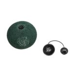 GLOBOSTAR® SOLEI 205-0015 Boho Κρεμαστό Φωτιστικό Οροφής με Ντουί 1 x E27 AC 220-240V IP20 - Πράσινο - M20 x Π20 x Υ25cm - Image 11