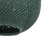 GLOBOSTAR® SOLEI 205-0015 Boho Κρεμαστό Φωτιστικό Οροφής με Ντουί 1 x E27 AC 220-240V IP20 - Πράσινο - M20 x Π20 x Υ25cm - Image 9