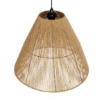 GLOBOSTAR® HUTT 205-0018 Boho Κρεμαστό Φωτιστικό Οροφής με Ντουί 1 x E27 AC 220-240V IP20 - Μπεζ - M50 x Π50 x Υ40cm - Image 7