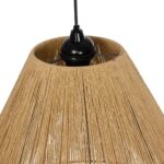 GLOBOSTAR® HUTT 205-0018 Boho Κρεμαστό Φωτιστικό Οροφής με Ντουί 1 x E27 AC 220-240V IP20 - Μπεζ - M50 x Π50 x Υ40cm - Image 8