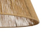 GLOBOSTAR® HUTT 205-0018 Boho Κρεμαστό Φωτιστικό Οροφής με Ντουί 1 x E27 AC 220-240V IP20 - Μπεζ - M50 x Π50 x Υ40cm - Image 9